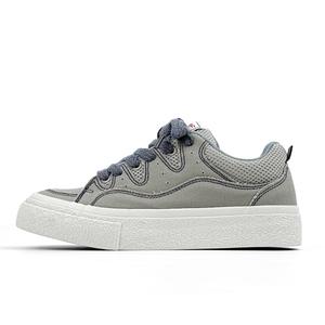 VASIBAEN Низкие, амортизирующие, износостойкие мужские кроссовки для скейтбординга серого цвета