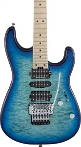 Электрогитара Charvel MJ San Dimas Style 1 HSH FR, гриф из клена, цвет Caribbean Burst