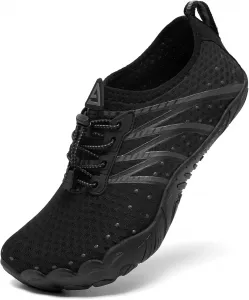 Водные обувь Limberun для мужчин и женщин, для плавания, пляжа и бассейна, черный/серый