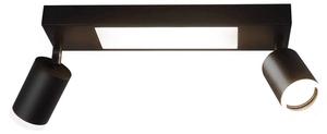 Потолочный светильник Nettlife Bielefeld 2-flammig, черный