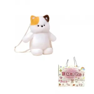 Плюшевая игрушка медведь, который может бегать, с котятами, ягнятами и слонами, высота 45 см MIANHUIYI