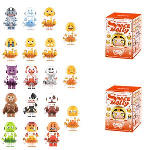 Mega Space Molly X Emoji Series изношенный 100% POP MART