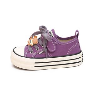 Антискользящие износостойкие низкие детские кэжуал кеды Kids' Budding, фиолетовый