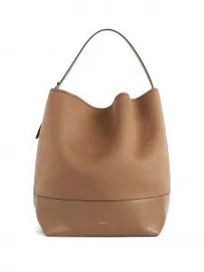 Сумка-тоут с поясом TOTEME, коричневый