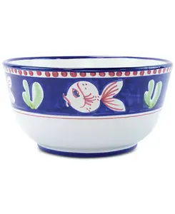 Глубокая сервировочная миска Campagna Vietri, cobalt