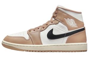 Кроссовки Nike Air Jordan 1 Mid, белый/бежевый