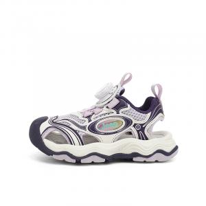 Детские сандалии с низким верхом, устойчивые к истиранию Jeep, бежевый/фиолетовый