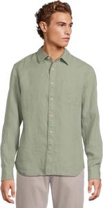 Рубашка Faherty Laguna Linen Shirt, цвет Fairfield Dobby