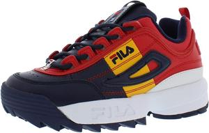 Детские кроссовки Fila Disruptor II Premium, красный/синий/желтый/темно-синий