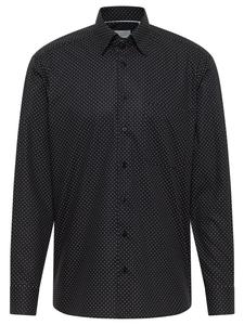 Рубашка COMFORT FIT черного цвета Eterna