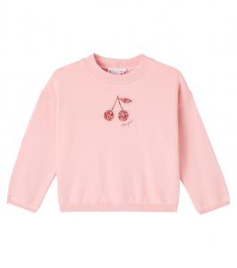 Хлопковая флисовая толстовка Bart Bonpoint, Upb Rose Moyen