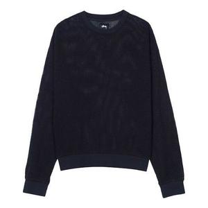 Топ Stussy Pig. Dyed Cotton Mesh Crew 'Black'