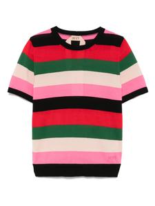 Полосатая футболка Nº21, черный