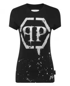 Футболка rundhalsausschnitt с шестигранной посадкой Philipp Plein, черный