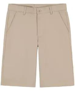 Шорты универсальные Hunter с плоской передней частью и стретч-твилом для мальчиков Nautica, коричневый/бежевый