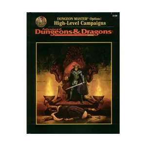 Dungeon Master's Option - High Level Campaigns (1st Printing), Advanced Dungeons & Dragons (2nd Edition) - Dungeon Master's Books, твердый переплет