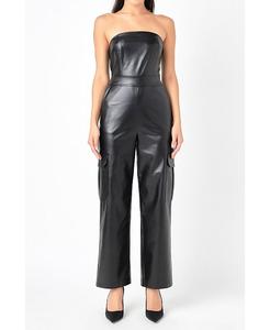 Женский комбинезон карго без рукавов Grey Lab, черный