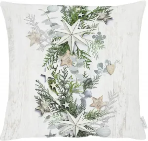 АПЕЛЬТ декоративная подушка "6203" APELT 48х48 см, зеленый/белый