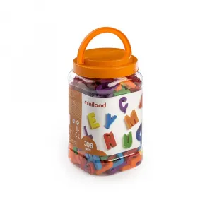 Миниленд Магнитные Буквы Столица 308 единиц Miniland, мультиколор