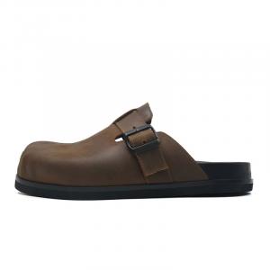 N6N8 Сандалии с закрытым носком, темно-коричневые, мужские