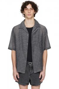 рубашка с коротким рукавом Heusen Our Legacy, цвет picnic check cotton silk