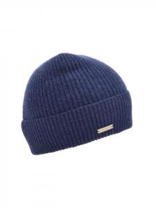 Вязаная шапка Seeberger Strick, синий