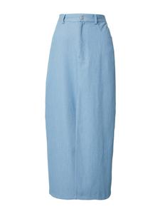 Юбка макси PIECES Skirt ASTA, синий деним