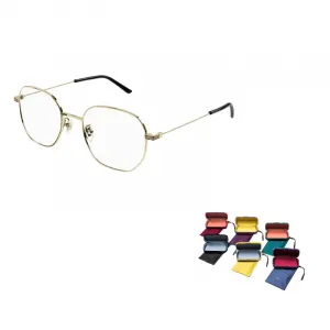 GUCCI Очки с круглой оправой, Gold