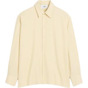 Свободная рубашка Ami с разрезом сзади AMIPARIS, желтый