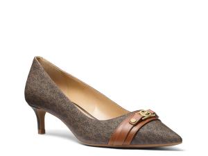 Туфли Michael Michael Kors Mandy Pump, Brown Logo Print