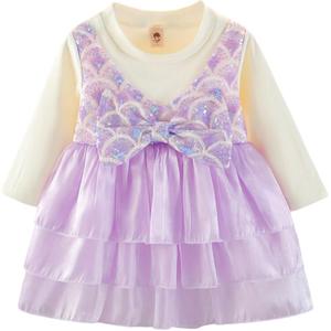 Платье для девочек PROTECTCAMEL, фиолетовый