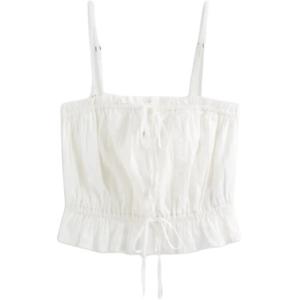 Топ без бретелей женский Hollister, белый