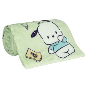 Плед Hello Kitty флисовый Sanrio, Cute Pochacco[Type A Standard-Machine Washable-Anti-Static-All-Season Ultra-Soft Blanket]