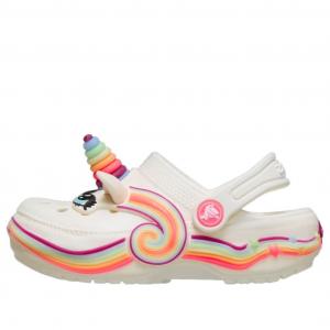 (TD) Crocs Classic IAM Unicorn Lights Clog 'Chalk'