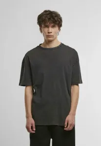 Футболка с эффектом потертости, базовая футболка Urban Classics, Black