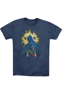 Футболка / футболка для взрослых Batman Watchers Heather Gildan, темно-синий