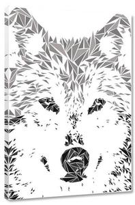 Картина на холсте Hustling Sharks The Wolf, белый