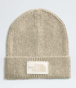 Шапочка-манжет с логотипом TNF The North Face, Gravel Heather/White Dune