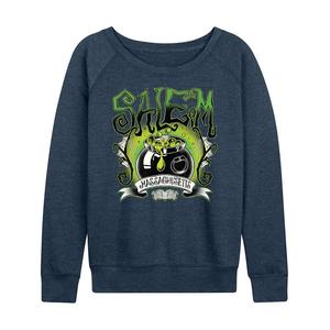 Женский легкий свитшот из френч-терри Salem Witch Collegiate, цвет Heather Blue