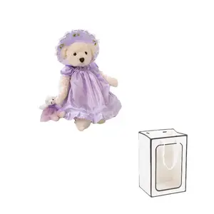 Очаровательный и милый плюшевый мишка-зайка в одежде, высота 26см/40см DUOAI