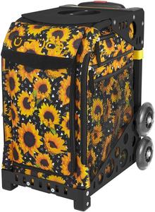 ZUCA Sport Sunflower Power Insert with Optional Frame Colors, Black Frame