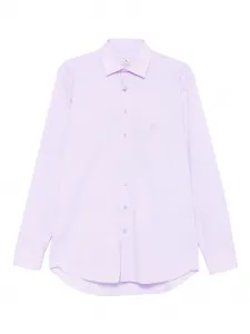 Рубашка с вышивкой ETRO, фиолетовый