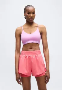 Спортивный бюстгальтер indy с легкой поддержкой Nike Performance, Light Magenta/White