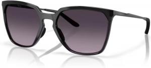 Солнцезащитные очки Oakley Sielo SQ OO9480 прямоугольной формы для женщин + комплект аксессуаров: ремешок и чехол из микрофибры, Polished Black Ink / Prizm Grey Gradient