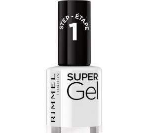 Rimmel Super Gel гибридный лак для ногтей без использования УФ/LED лампы, абажур 001 Basic B 12 мл