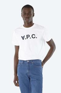 Хлопковая футболка Vpc Blanc A.P.C., белый