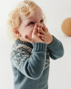 Джерси жаккард Sfera, темно-зеленый