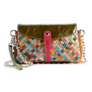 AmeriКожаный кошелек Emi на руку AmeriLeather, мультиколор