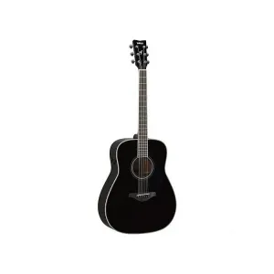 Yamaha FG-TA TransAcoustic Dreadnought 2010-х годов - черный