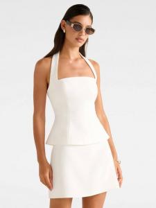 Топ Kendall на бретелях с завязкой на шее Forever New, Porcelain